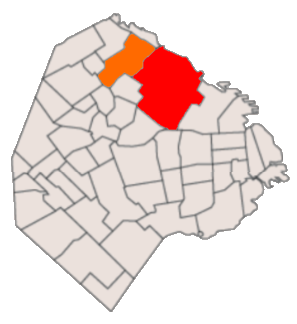 Mapa de Ciudad barrios Palermo y Belgrano